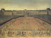 Louis XIV s Grande Carrousel (mk05) oil painting on canvas